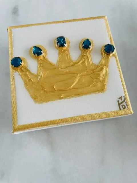 Turquoise Jewel Crown — Deceaux Art